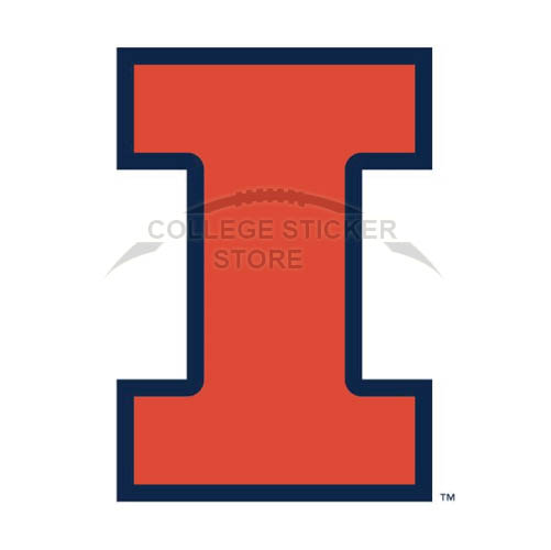 Design Illinois Fighting Illini Iron-on Transfers (Wall Stickers)NO.4606